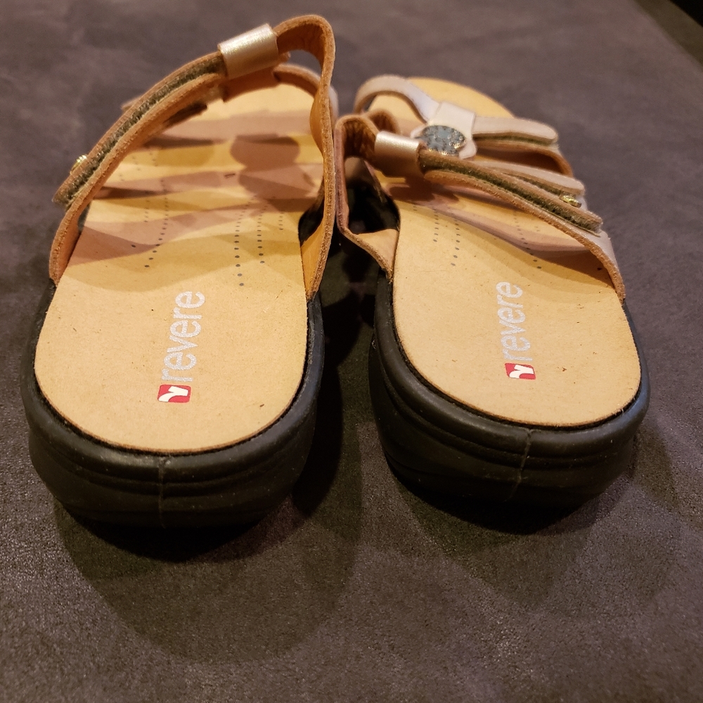 Revere Comfort Shoes Womens Morocco Champagne 5 M - Picture 6 of 9